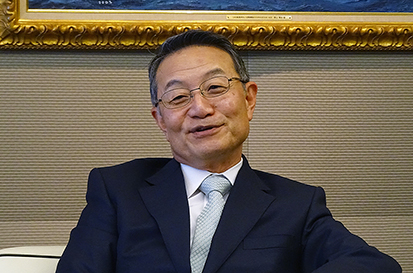 海洋重点投資をより明確化/商船三井・池田社長、今期経常500億円は必達目標